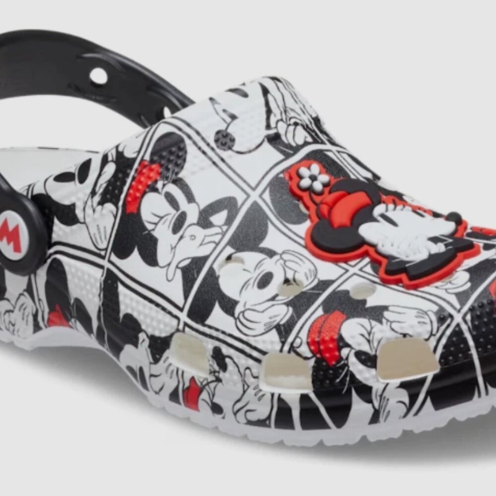 Crocs Mickey And Minnie Classic Clog Men's Size 8/Women's 10 Sandals Disney - Picture 4 of 4